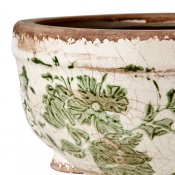 Kruka Victoria Pokal S - Vit Grön - Ø17cm