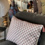 Kudde Julie Koppar Natur - 50x35 Inkl.Innerkudde Fjädrar