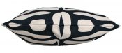 Stor soffkudde, kuddöverdrag med svart zebra-mönster på båda sidor - 60x60 cm