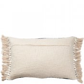 Kuddfodral Fernando Frans - Natur Svart 60x40 cm