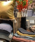 Kuddfodral Lolly Tofs Affari - Midnattsblå 50x50cm