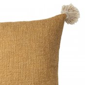 Kuddfodral Lolly Tofs Affari - Senapsgul 50x50cm