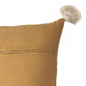 Kuddfodral Lolly Tofs Affari - Senapsgul 50x50cm