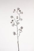 Konstväxt, Snötäckt kvist med kottar 65cm