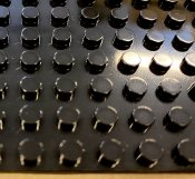 Basplatta Classic - Svart - Byggplatta 25,5x25,5 cm - Kompatibla Byggklossar