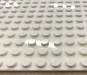 Basplatta Classic - Vit - Byggplatta 13x25,5 cm - Kompatibla Byggklossar