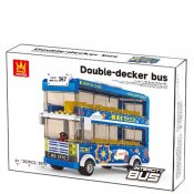 Double Decker Bus - Great Vehicles - 257 Bitar - Kompatibla Byggklossar