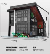 Coffee House - Novatown - 2728 Bitar - Kompatibla Byggklossar