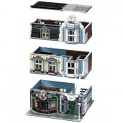 Bookstore - City Street View L - Kompatibla Byggklossar 2687 bitar