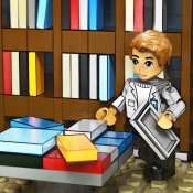 Bookstore - City Street View L - Kompatibla Byggklossar 2687 bitar