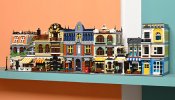 Hill Tavern - City Street View -  Kompatibla Byggklossar - 1367 bitar
