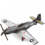 P-51 Mustang Air Force - Kompatibla Byggklossar