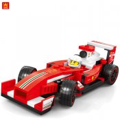 Formel 1 Bil - Röd 2882 - Super Champions Kompatibla Byggklossar