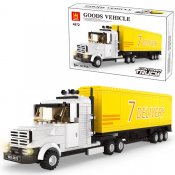 Lego Lastbil Vit och Gul - City Goods Truck  - Wange 4972