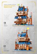 Fishing Store - Medieval Town - 2450 Bitar - Kompatibla Byggklossar