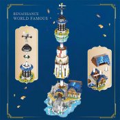 Lighthouse - Medieval Town - 3228 Bitar - Höjd 74,5cm - Kompatibla Byggklossar