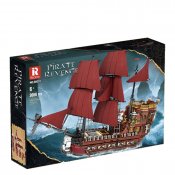 The Revenge - Pirate Ship 87cm - 3066 Bitar - Kompatibla Byggklossar