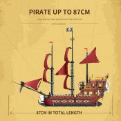 The Revenge - Pirate Ship 87cm - 3066 Bitar - Kompatibla Byggklossar