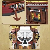 The Revenge - Pirate Ship 87cm - 3066 Bitar - Kompatibla Byggklossar
