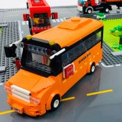 School Bus - Great Vehicles - 367 Bitar - Kompatibla Byggklossar