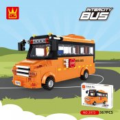School Bus - Great Vehicles - 367 Bitar - Kompatibla Byggklossar