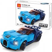 Blå Sportbil Super Champions - Kompatibel med Lego