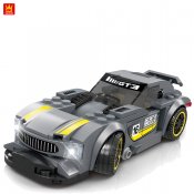 Sportbil  - Grå Gul 2870 - Super Champions Kompatibla Byggklossar