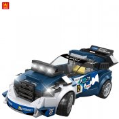 Sportbil - Mörkblå 2879 - Super Champions Kompatibla Byggklossar