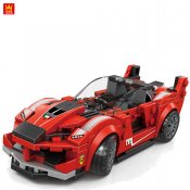 Sportbil - Röd 2876 - Super Champions Kompatibla Byggklossar