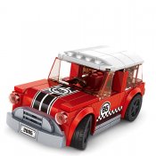 Sportbil Mini C - Röd Vit 2885 - Super Champions Kompatibla Byggklossar