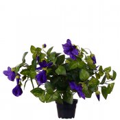 lila Petunia konstblomma i kruka - 30 cm hög