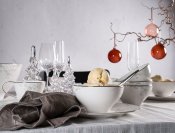 Lin-servett Kirei 2-Pack - Varmgrå - 42x42 cm