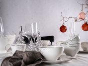 Lin-servett Kirei 2-Pack - Varmgrå - 42x42 cm