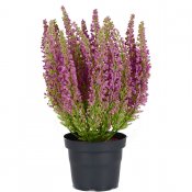 Konstgjord Ljung i röd-Lila - ca 28cm hög från Mr Plant