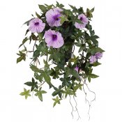 Ljuslila konstgjord Blomma för dagen från Mr Plant - 45 cm längd på hängande växt
