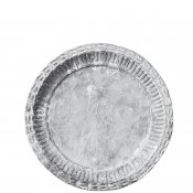 Ljusfat i grå vit galvaniserad plåt, zinkplåt - 16,5 cm