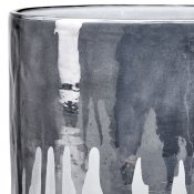 Ljuslykta Amez L - Grå-blå Ø15xH16 cm