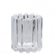 Ljuslykta i klarglas för värmeljus - 8 cm hög