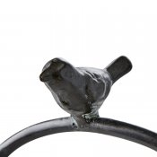 Ljuslykta Olivia Fågel - Svart L20xB10xH25