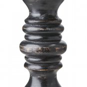 Ljusstake Blockljus Bronx M - Svart H30 cm