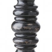 Ljusstake Blockljus Bronx L - Svart H35 cm