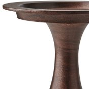 Ljusstake Blockljus Minsk Koppar M - Ø11X19 cm