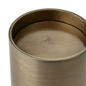 Ljusstake Blockljus Muno S - Mässing Ø8xH16 cm