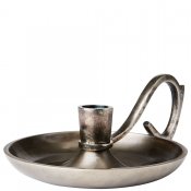 Ljusstake Carter Handtag - Antik Nickel Ø15cm L20cm