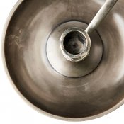 Ljusstake Carter Handtag - Antik Nickel Ø15cm L20cm