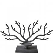 Ljusstake Hope Träd - Svart H24cm x B43cm