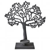 Ljusstake Hope Träd - Svart H42cm x B38cm
