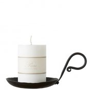 Ljusstake Thor - Svart Smide Ø11 B20xH8 cm