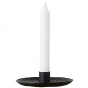 Ljusstake Thor 2,2cm Ljus - Svart Smide Ø13xH3 cm