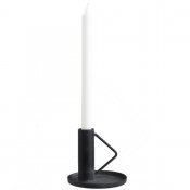 Ljusstake Thomas Järn - Svart Ø13xH11 cm